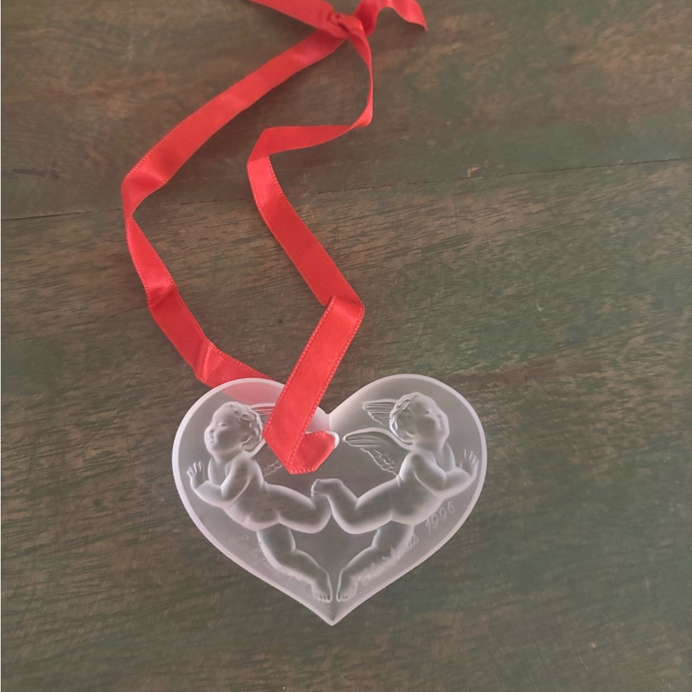 Lalique Paris Cherubs Ornament